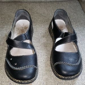 Rieker Antistress Schwarz Black Size 9.5 Flats